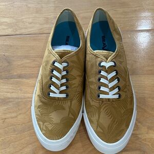 SeaVees Men's Brown Tropical Patterned Sneakers